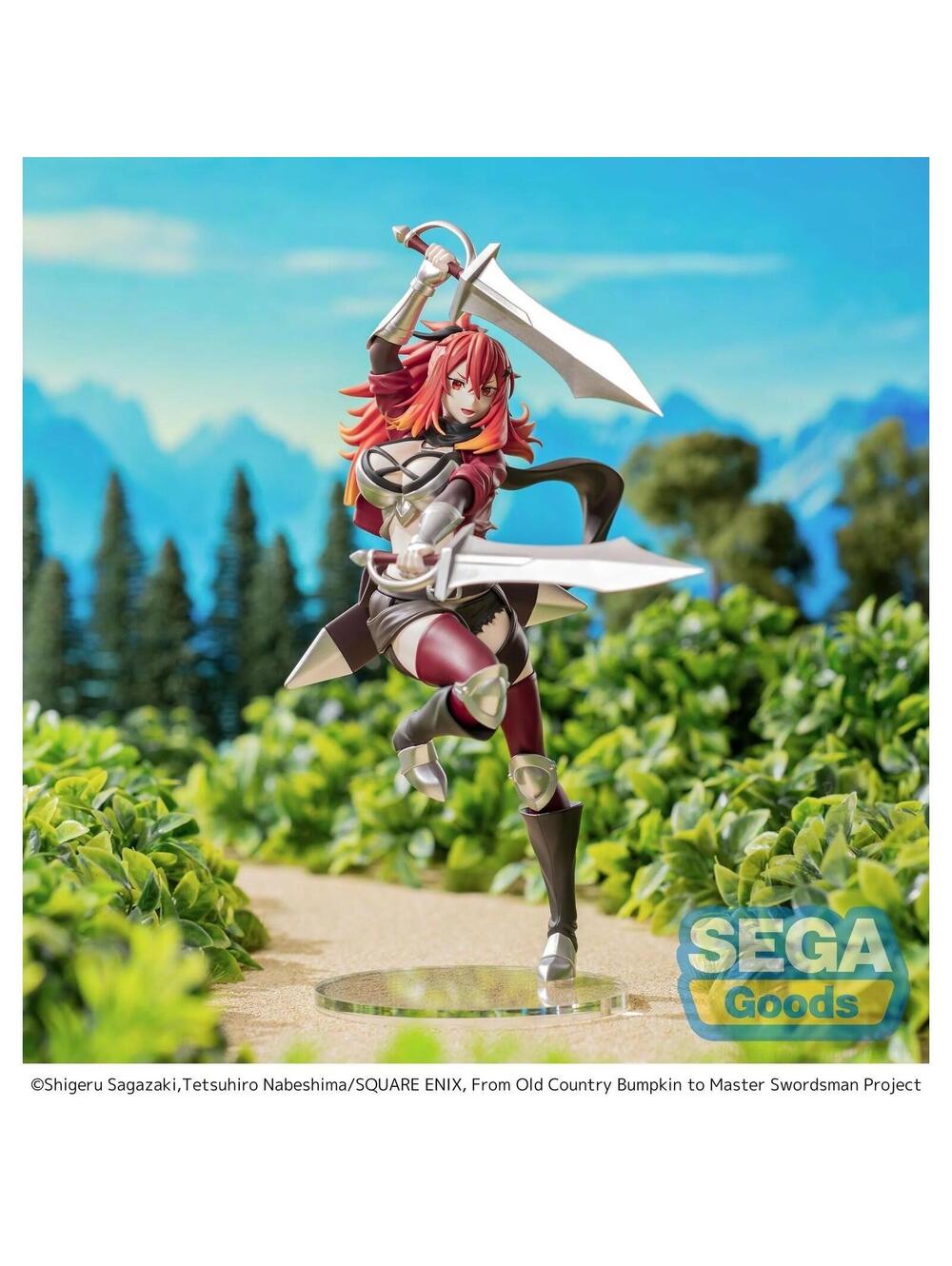 Sega Luminasta Reigross Figure Master Swordsman New Dual Sword Statue US Seller